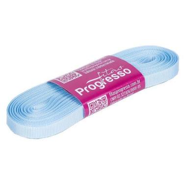 Imagem de Fita Gorgurão Progresso 7mm nº1 - 10m Cor 212 Azul Bebê - 01 unidade -