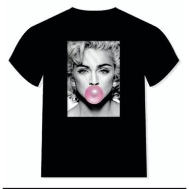 Imagem de Camiseta Cantora Madonna Turnê Brasil Camisa Unissex - SEMPRENALUTA, P