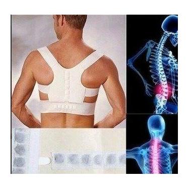 Imagem de Cinta Postural Corretor De Postura Magnético Colete Barato1 - Mr Venda