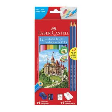 Imagem de Eco Lápis De Cor 12 Cores 16 Unidades Faber Castell - Não Identificado