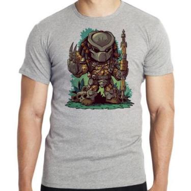 Imagem de Camiseta Predador Blusa criança infantil juvenil adulto camisa todos t