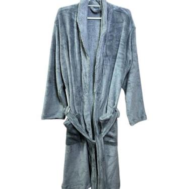 Imagem de Roupão Masculino P M G  Várias Cores Antialérgico Luxo Microfibra - In