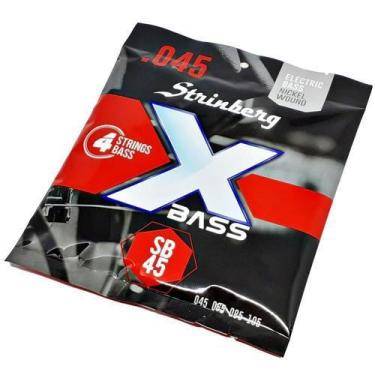 Imagem de Encordoamento Corda para Contra Baixo 4 Cordas 0.45 Strinberg SB45 Nic