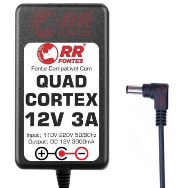 Imagem de Fonte DC 12V 3A Para Pedal Pedaleira de Efeitos Quad Cortex - RR FONTE