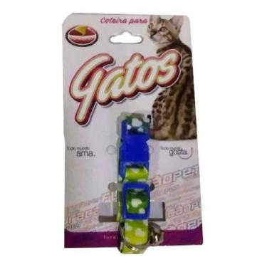 Imagem de Coleira De Gatos Nylon Importada - Cores Sortidas (com Nf) - FURACAO P