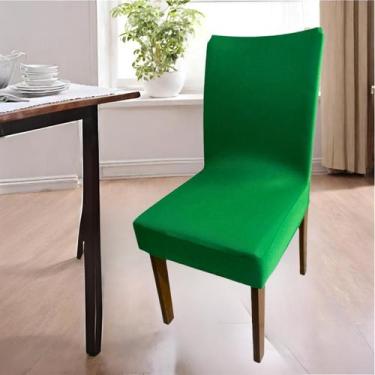 Imagem de Kit 4 Capa Para Cadeiras Jantar Malha Com Elástico  - MC Decorações, V