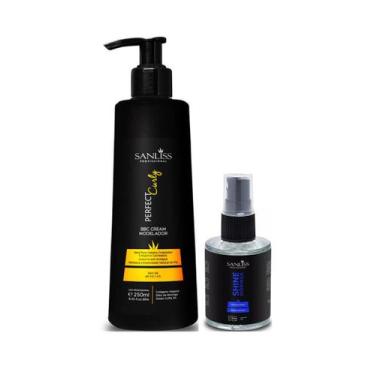 Imagem de Sanliss Perfect Curly BBC Cream Modelador e Shine Moringa