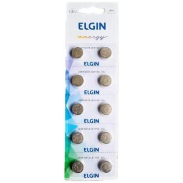Imagem de Bateria Elgin Lr44 1.5V Com 10 Unidades Ag13 Lr1154