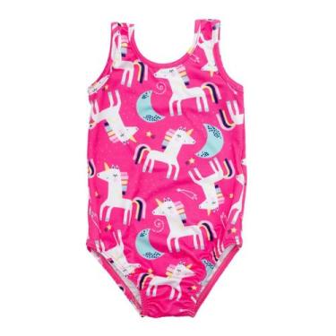 Imagem de Maio Menina Natação Praia Piscina Infantil Juvenil Com Forro - Fofotin