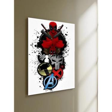 Imagem de Quadro Decorativo Deadpool Marvel Quarto sala hall - CP