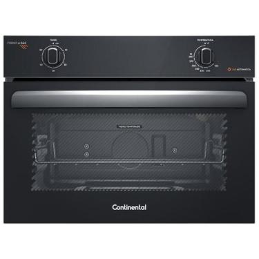 Imagem de Forno a Gás de Embutir Continental 50L Preto - OC4GM, Preto, 220V