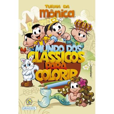 Imagem de Turma da Mônica - Mundo dos Clássicos Para Colorir