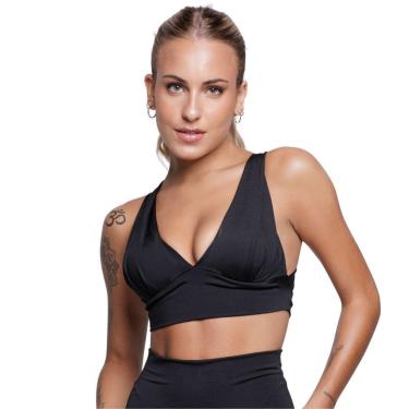 Imagem de Top Bojo Suplex Liso Bella Fiore Roupa Para Academia Treino Moda Fitnees-Feminino