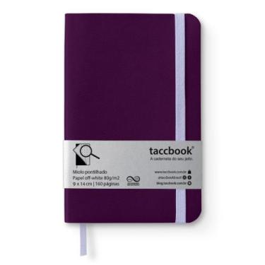 Imagem de Caderneta Pontilhada taccbook Púrpura 9x14 Flex