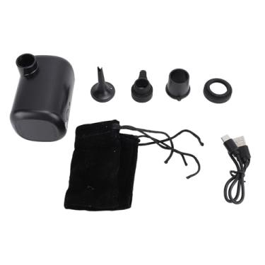 Imagem de Bomba Elétrica Inflator TOPINCN Bomba de Colchão de Ar Mini Inflator Alta Eficiência para Anéis de Natação Brinquedos Infláveis Práticos para Uso Exterior (Preto)
