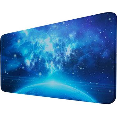 Imagem de Mouse pad estendido para jogos com base antiderrapante (80 x 30 cm) pesado/grosso, confortável, à prova d'água, tapete para teclado de computador para profissionais de