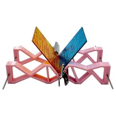 Imagem de Gabarito de solda de ângulo de vitral, ferramenta de cunha de ângulo 3D de vitral 60°, 72°, 90°, 108°, 120°, 135°, suprimentos de vitral, ferramentas de vitral