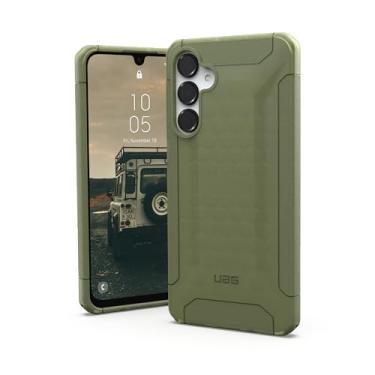 Imagem de URBAN ARMOR GEAR Capa UAG projetada para Samsung Galaxy A16 5G SM-A166 Scout, transparente, resistente, resistente, à prova de choque, antiderrapante, capa protetora de grau militar, verde-oliva