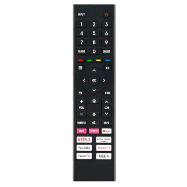 Imagem de Controle remoto de substituição ERF3A80 Infared Commander compatível com Hisense Smart Android TV 55A6G 50A6G 75A6G 60A6G 70A6G 43A6G 65A6G 50A68G 65A68G 85A68G 55A68G 43A68G 75A68G 75A68G 43A6GT. UK