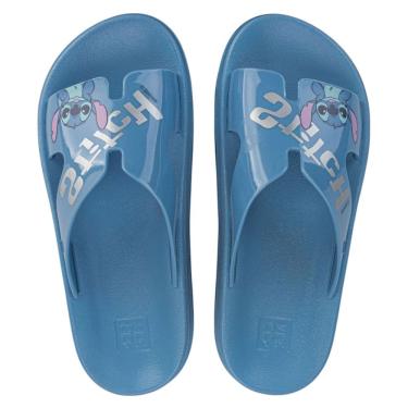 Imagem de Chinelo Feminino Flatform Conforto Personalizado Stitch Zaxy