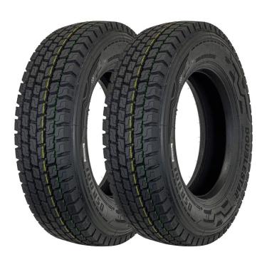 Imagem de Kit 2 Pneus Double Star Aro 17,5 215/75R17,5 DSRD01 16 Lonas 126/124L