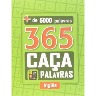 Imagem de Livro - 365 Caca Palavras - Ingles - PE DA LETRA, 1, 20 x 28