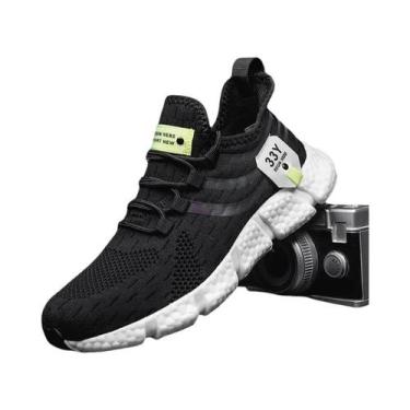 Imagem de Tênis de Corrida Masculino Respirável - Calçados Esportivos para Verão