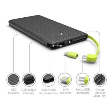 Imagem de Bateria Portátil 10.000mah Kaidi
