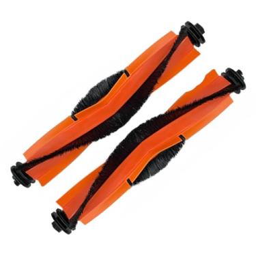 Imagem de HUAYUWA Kit de acessórios de aspirador de pó compatível com Dreame L20 Ultra / L30 Ultra / X20 Pro Plus, peças de substituição de aspirador de pó robô vassoura (2 escovas principais barra de escova de