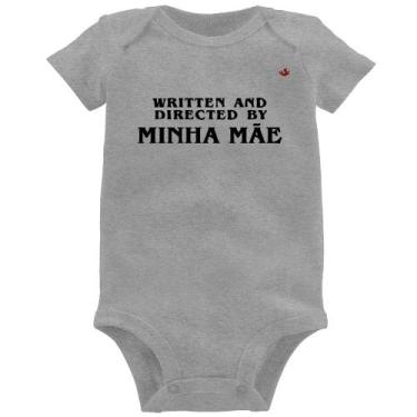 Imagem de Body Bebê Written and directed by minha mãe - Foca na Moda, Cinza, M
