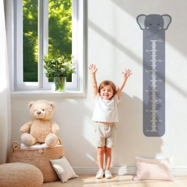 Imagem de Régua de Altura Infantil Adesiva  Crescimento e Decoração - Deliquadro