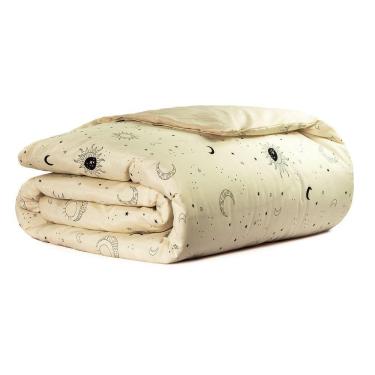 Imagem de Capa Duvet Para Edredom Solteiro Essencialle Com Ziper 1 Peça - Sol E Lua
