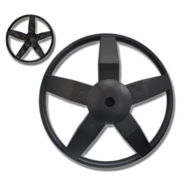 Imagem de Base Redonda Original para Ventilador Venti-Delta, 50/60/65cm, Coluna Oscilante, Preta