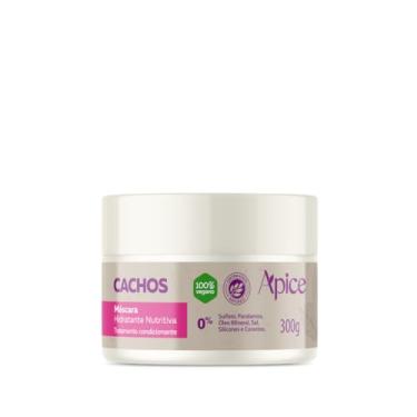 Imagem de Ápice Máscara Cachos Hidratante Nutritiva | Hidratação e Nutrição Profunda para Cabelos Cacheados, Ondulados, Crespos e em Transição | 300g