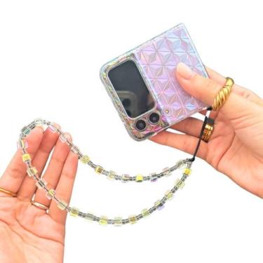 Imagem de Alça Corrente Strap Premium Celular Estilo Casetify Crystal - Full Imp
