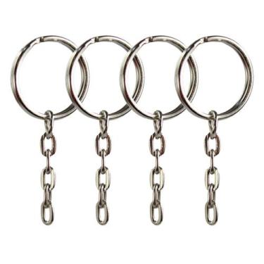 Imagem de Argola 23mm Com Elo Corrente 50 Unidades Artesanato Chaveiro - Russo A