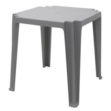 Imagem de Mesa Tramontina Tambaú Em Polipropileno Cinza Tramontina