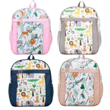 Imagem de Mochila Maternidade Escola Creche Baby Jungle Animais Safari - Espera 