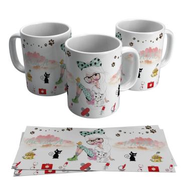 Imagem de Caneca Veterinária Pet Médica Cachorro Cão 325ml