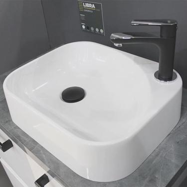 Imagem de Cuba para Banheiro em Mármore Sintético Libra Cozimax