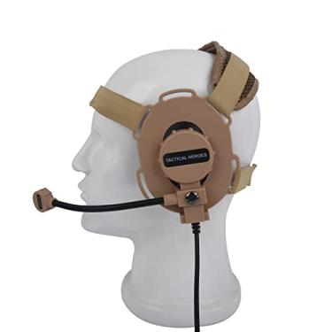 Imagem de Fone de ouvido Walkie Talkie Pdflie com microfone Boom, fone de ouvido de rádio bidirecional para fiação civil Z-Tactical Airsoft U94, compatível com Motorola Kenwood Midland Hytera Baofeng Retevis