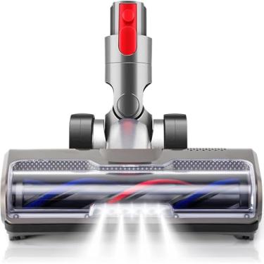 Imagem de Peças de substituição de cabeça de escova de limpeza para Dyson v7 v8 v10 v11 v15 Motorhead Fluffy Animal Cyclone Absolute Direct Carpet Vacuum Attachments com 4 luzes LED 【2025】Série bola/Slim não