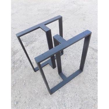 Imagem de Base de Mesa Estilo Industrial - Reevall, Preto