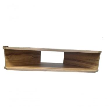 Imagem de Rack Sala De Canto Madeirado Para Ate 32 Polegadas Em Mdf