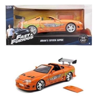 Imagem de Carrinho Miniatura Toyota Supra Brian Velozes Furiosos 1/24 - Jada, La