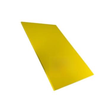 Imagem de Tábua De Corte 50X30 Profissional Polietileno Antibacteriana Carnes Legumes Verduras(AMARELO)