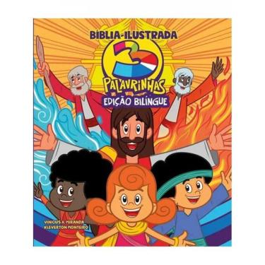 Imagem de Bíblia Ilustrada 3 Palavrinhas - Edição Bilíngue
