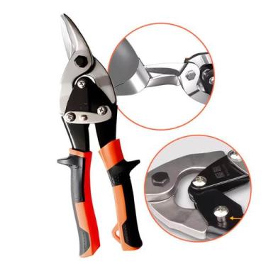 Imagem de Tesoura Para Chapa Corte Lateral Esquerdo 10" Aço Cromo Vanádio Profis