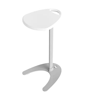 Imagem de Smart Table Medium - Mesa de Apoio Branca com estrutura Ice Silver, Octoo