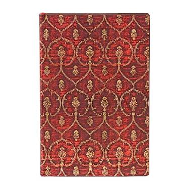 Imagem de Paperblanks Red Velvet Softcover Flexi Mini Lined Elastic Band Closure 208 Pg 80 GSM